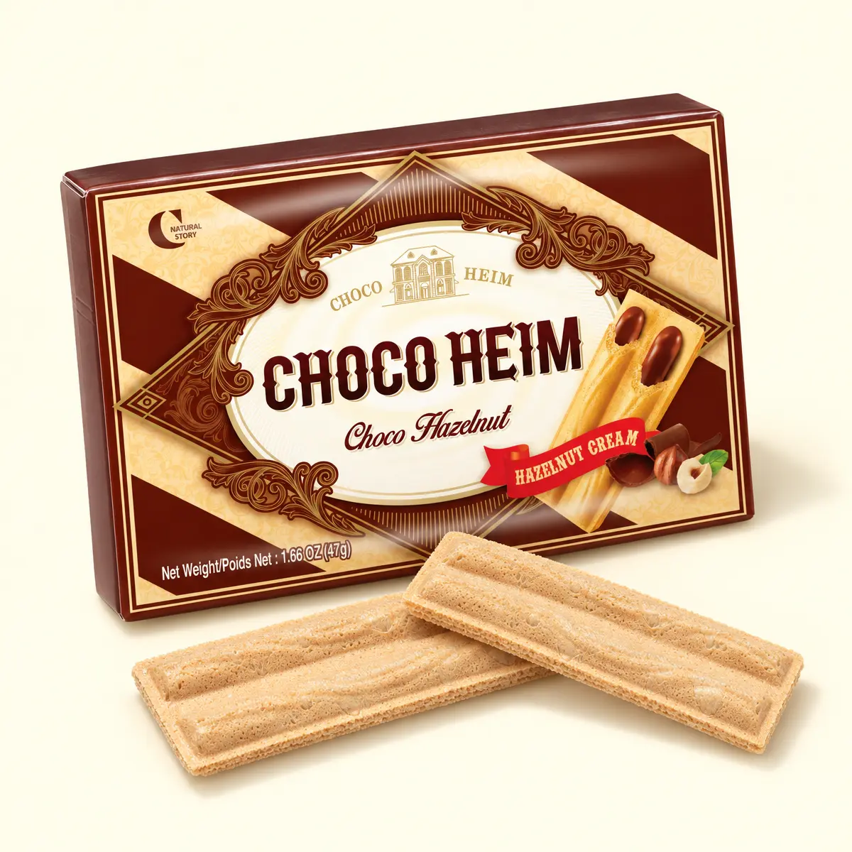 Choco Heim Hazelnut Cream Wafer Cookies | Universal Yums
