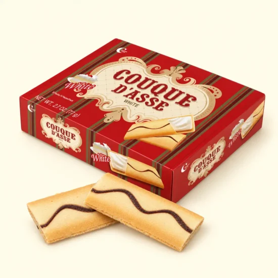 Couque D’Asse White Torte Cookies image