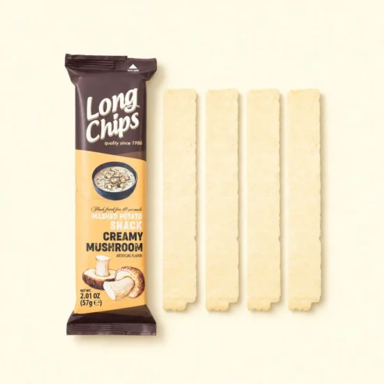 Creamy Mushroom Chips Package