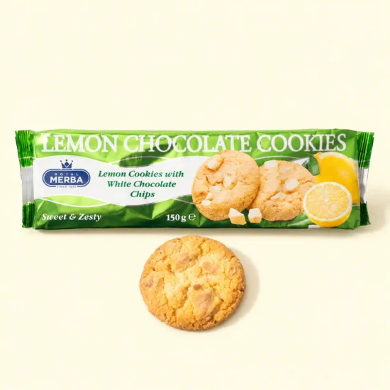 Lemon & White Chocolate Cookies image