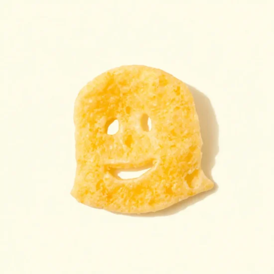 Ghost-Shaped Potato Chips Pieces