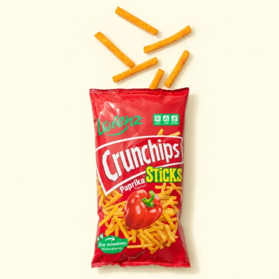 Crunchips Paprika Sticks Package