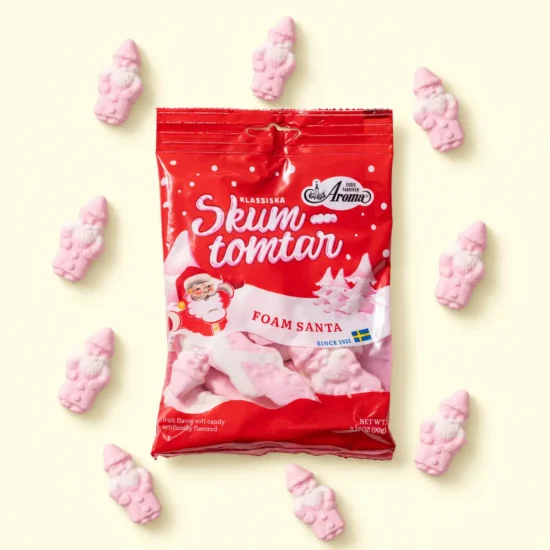 Classic Fruit Foam Santas Package