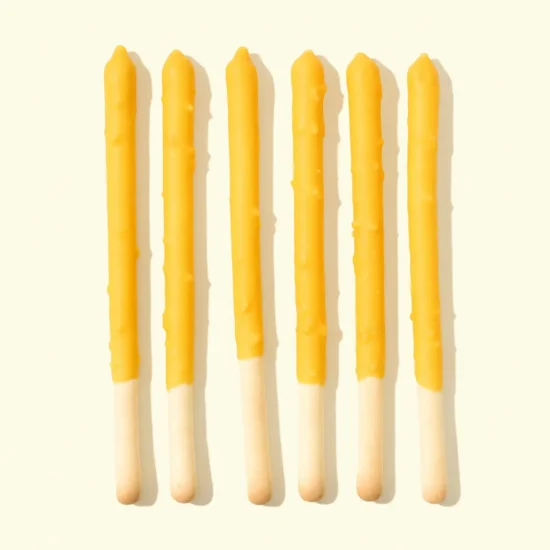 Yogurt & Orange Cream-Coated Biscuit Sticks Pieces