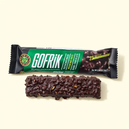 Gofrik Pistachio Dark Chocolate Wafer image