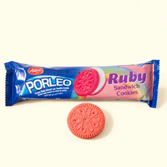 Porleo Ruby Sandwich Cookies Package