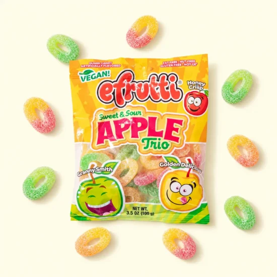Sweet & Sour Apple Trio Gummies image