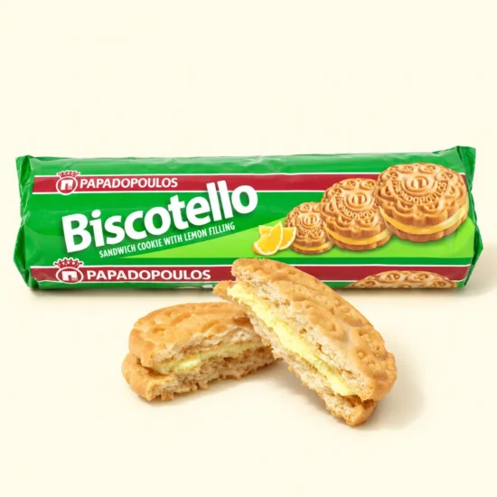 Biscotello Lemon Sandwich Cookies Package