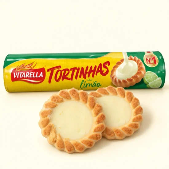 Tortinhas Lime Filled Cookies Package